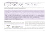 Comparing the Biomedical Waste Management Practices in Major · PDF file 2020-03-11 · Comparing the Biomedical Waste Management Practices in Major Public and Private Sector Hospitals