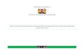 REPUBLIC OF KENYA COUNTY GOVERNMENT OF MIGORI 2018-11-30¢  23 CENTUM ENTREPRISES BOX 22 MIGORI vincentomagata@gmail.com