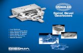 Spiral Bevel Gearboxes - Spiral Bevel Gearboxes In order to properly size a gearbox for any application,