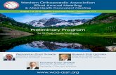 WOA Preliminary Program 2018 SCIENTIFIC E-POSTER SESSIONS Scientific E-Posters are an important feature