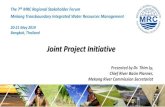 Joint Project Initiative - Mekong River IV. Cambodian-Thai Border Area Joint Project on Flood & Drought