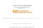 LISTA DE PRECIOS - Light Empotrable fijo £©140mm con led 7w 3000/4000K 550lm BL 200,00 ETL601 Empotrable
