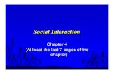 Social Interaction - Imperial Valley Forms of Social Interaction Cooperation Cooperation- Is the interaction