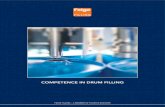 COMPETENCE IN DRUM FILLING - FILLING EQUIPMENT TYPE 29 With driven conveying system and ¯¬¾ tted with