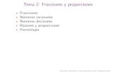 Tema 2: Fracciones y proporciones - Fracciones equivalentes. Suma y resta Una vez entendidos los conceptos