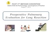 Preoperative Pulmonary Evaluation for Lung Resection Preoperative Pulmonary Evaluation for Lung Resection