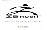 ZBRUSH - pic. 6 ZBrush 4R7 - About ZBrush new additions 6. ZRemesher 2.0 Retopologizing has never been