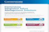 Cornerstone Integrated Talent Management ... Cornerstone OnDemand is a global leader of cloud-based