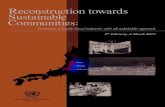 Reconstruction towards Sustainable Communities Reconstruction towards Sustainable Communities: Promotion