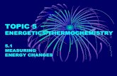 ENERGETICS/THERMOCHEMISTRY TOPIC 5 ... ENERGETICS/THERMOCHEMISTRY 5.1 MEASURING ENERGY CHANGES INTERNATIONAL-MINDEDNE