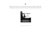National Churchill Museum Education Volunteer Guide The mission of National Churchill Museum¢â‚¬â„¢s Education