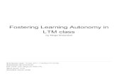 LTM class Fostering Learning Autonomy in Fostering Learning Autonomy in LTM class by Mega Wulandari