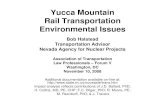 Yucca Mountain Rail Transportation Environmental Yucca Mountain Rail Transportation Environmental Issues