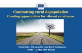 Combatting rural depopulation ... Combatting rural depopulation Creating opportunities for vibrant rural