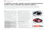 Cable reels and cord extension sets on construction sites 2017-07-06¢  ture of cord extension sets