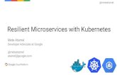 Resilient Microservices with Kubernetes - JAX London ... Kubernetes, Docker Swarm, Mesos) All resources