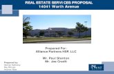 REAL ESTATE SERVICES PROPOSAL 14041 Worth Avenue REAL ESTATE SERVICES PROPOSAL 14041 Worth Avenue