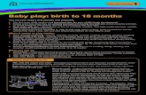 Baby play: birth to 18 months - WA Health /media/HSPs/CAHS/Documents/Com¢  Baby play: birth to 18 months