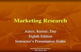 Marketing Research - Marketing Research 8th Edition Aaker, Kumar, Day The Marketing Research Process
