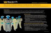 Bartech Independent Contractor Solutions Bartech Independent Contractor Solutions ... ¢â‚¬¢ Best practices