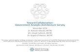 Toward Collaboration: Government Analytic Architecture Toward Collaboration: Government Analytic Architecture