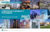 CORPORATE CAPABILITY STATEMENT ABU DHABI | AL AIN | BAHRAIN | DUBAI | JORDAN | SHARJAH ¢© Asteco Property