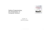 Python Programming: An Introduction To Computer Science An Introduction To Computer Science Chapter