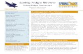 Spring Ridge Review - Spring Ridge Review Spring Ridge Elementary Elkhorn Public Schools Elkhorn, Nebraska