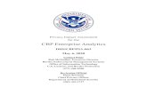 DHS/CBP/PIA-063 CBP Enterprise Analytics ... DHS/CBP/PIA-063 CBP Enterprise Analytics Page 1 Abstract