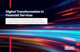 Digital Transformation in Financial Services Digital Transformation in Financial Services Digital transformation: