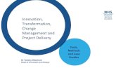 Innovation, Transformation, Change Management and Project ... Innovation, Transformation, Change Management