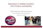 Marijuana in Indian Country: Fact, Fiction and Reality Wilkinson Memo ¢â‚¬¢ What the memo means and does