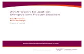 2019OpenEducation Symposium Poster Session 2019OpenEducation Symposium Poster Session Introduction The