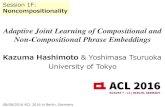 Adaptive Joint Learning of Compositional and Non ... Adaptive Joint Learning of Compositional and Non-Compositional