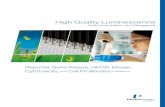 High Quality Luminescence - PerkinElmer ... High Quality Luminescence Instrumentation and Reagents Reporter