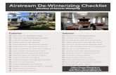 Airstream De-Winterizing Checklist ... Airstream De-Winterizing Checklist Courtesy of Forever Glamping