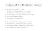 Goals of a Literature Review - Steven Murdoch Goals of a Literature Review ... work (literature review)