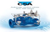 Automatic control valves XLC 400 series - Valves in Automatic control  ¢  Automatic control