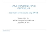 MATLAB COMPUTATIONAL FINANCE CONFERENCE 2017 MATLAB COMPUTATIONAL FINANCE CONFERENCE 2017 Quantitative
