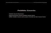 Pebble Count Overview - USFWS Pebble Count Overview . Representative . Reach Pebble Count Form Riffle