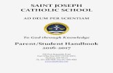 SAINT JOSEPH CATHOLIC SCHOOL 2016-07-20¢  Saint Joseph Catholic School offers a college preparatory