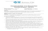 Implantable Cardioverter Defibrillator (ICD) ... Implantable Cardioverter Defibrillator (ICD) 7.01.44