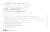 Your Worldwide Y K C M Travel Insurance PMS ??? Non ... Travel Insurance HSBC Jade Policy Wording. Policy