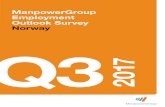 ManpowerGroup Employment Outlook Survey Norway Q3 2017 ManpowerGroup Employment Outlook Survey 5 Northern