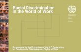 Racial Discrimination in the World of Work Racial Discrimination in the World of Work ... is based on