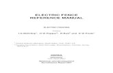 ELECTRIC FENCE REFERENCE MANUAL - ELECTRIC FENCE REFERENCE MANUAL ELECTRIC FENCING Authors I G McKillop1,
