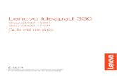 Lenovo ideapad 330 ... Lenovo ideapad 330 ideapad 330-15ICH ideapad 330-17ICH Gu£­a del usuario Lea