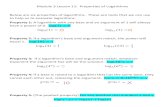 Module 3 Lesson 12: Properties of Logarithms 2020-02-11آ  Module 3 Lesson 12: Properties of Logarithms