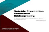 Suicide Prevention Annotated and research/Suicide-Annotated-Bib.pdf Means reduction in suicide prevention