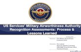 Recognition Assessments: Process & Lessons Learned Recognition Assessments: Process & Lessons Learned